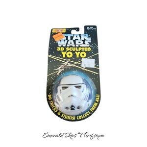 Vintage 1995 Spectra Star Star Wars Storm Trooper 3D Sculpted YoYo‎ #1623 ToyBiz